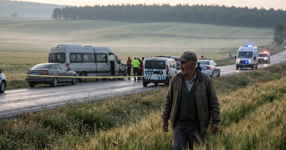 Sivas-Ankara karayolu 35. kilometrede gece yarısı kazası - Son Bir Dakika