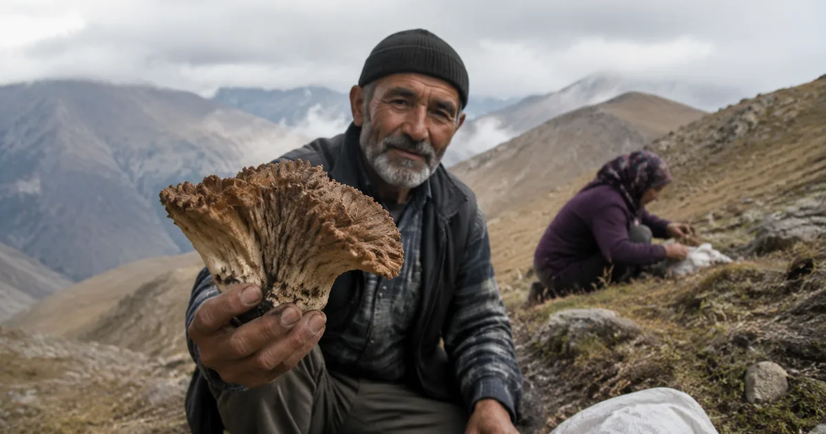 Erzincan'da 2 Bin Rakımlı Dağların Çaşır Mantarı Kilosu 2 Bin TL