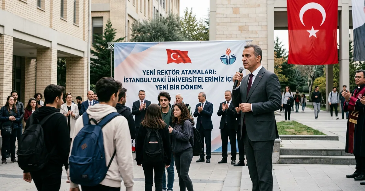İstanbul'daki iki üniversiteye yeni rektörler getirildi