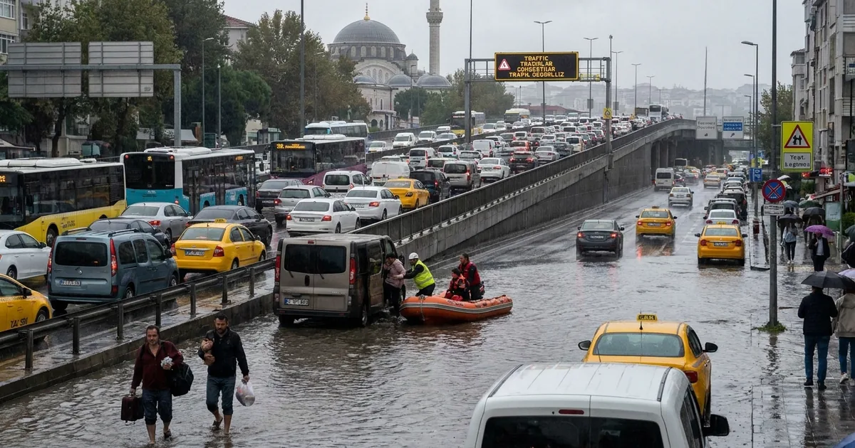 İstanbul trafiği yüzde 73 oldu: Derbi öncesi yol durumu - Son Bir Dakika