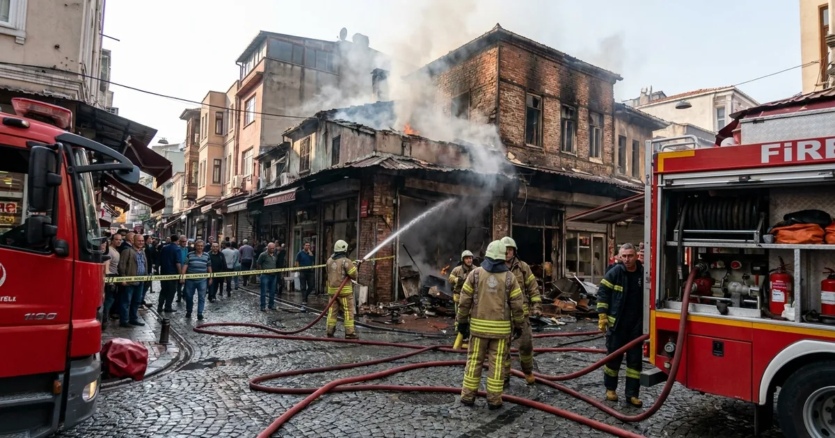 Ekiplerin 2 saatlik mücadelesi: Adana halinde büyük hasar - Son Bir Dakika