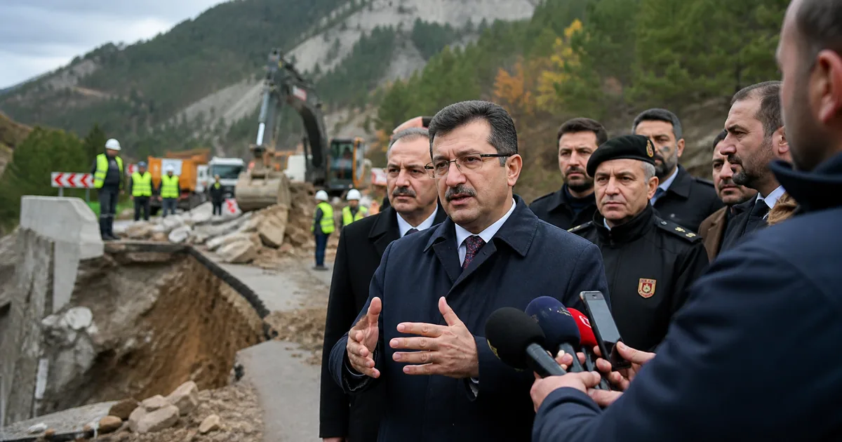 Vali Köklü'den Tokat'taki Heyelan Bölgesine Ziyaret
