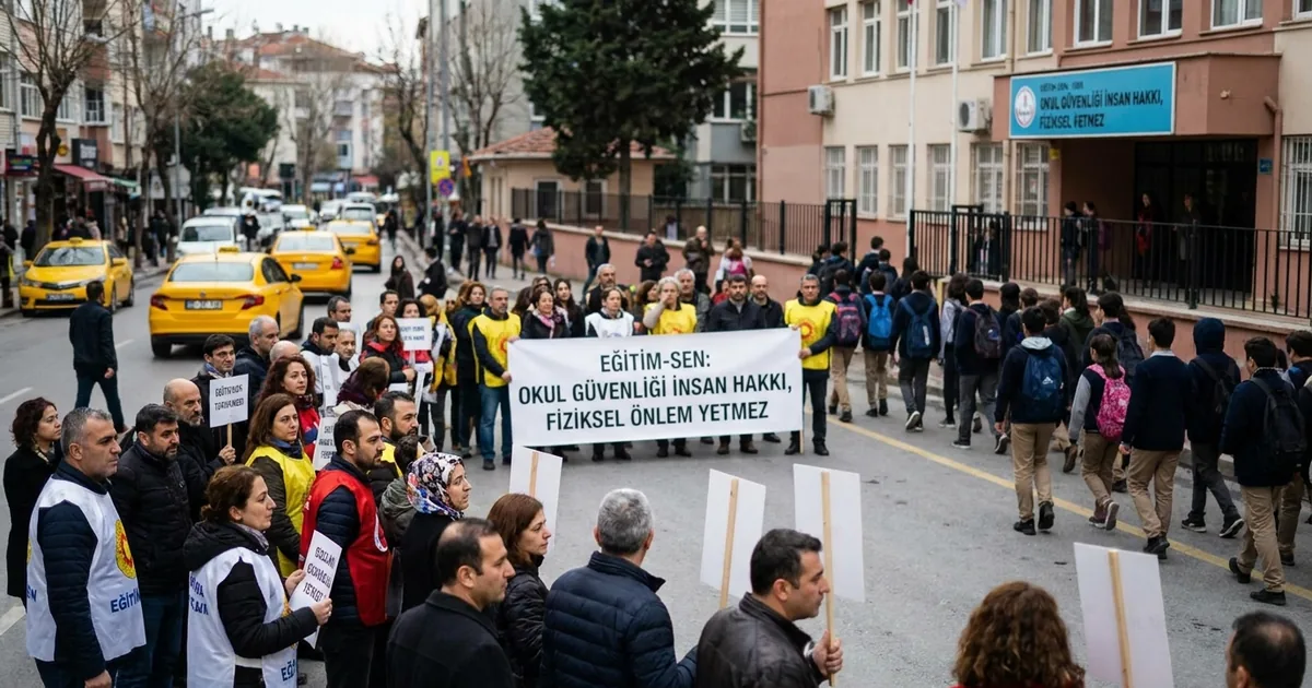 Eğitim-Sen: Okul Güvenliği İnsan Hakkı, Fiziksel Önlem Yetmez - Son Bir Dakika