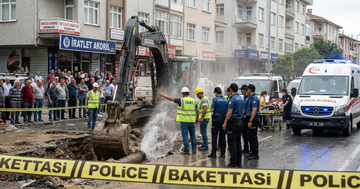İSKİ çalışmasında kaza: Avcılar'da su kesintisi başladı