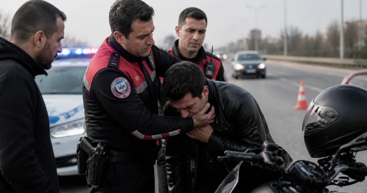 Motosikletli Polis Konya'da Hayat Kurtardı: Erik Vakası