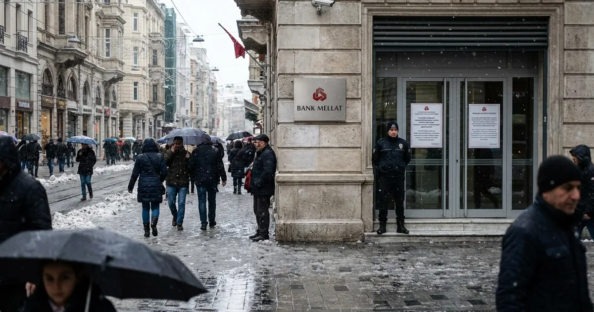 Bank Mellat İstanbul şubesinin faaliyet izni kaldırıldı