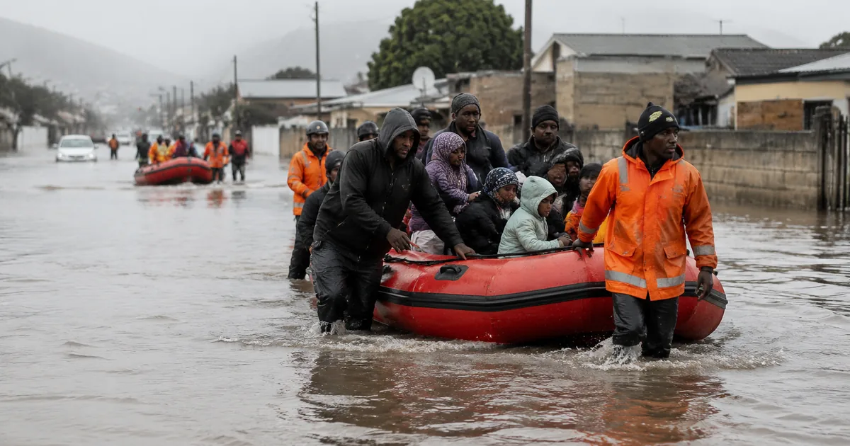 Güney Afrika'da Fırtına Faciası: Selde Can Kaybı Artıyor