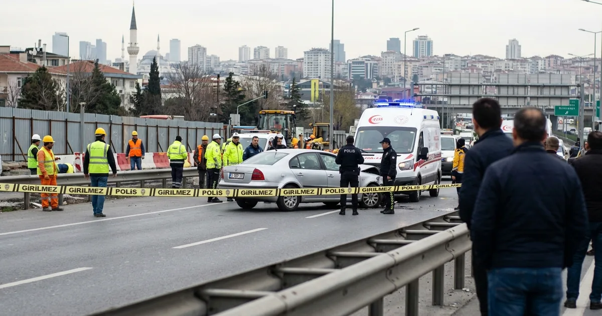 Bakırköy'de feci kaza: Karşıdan karşıya geçerken can verdi