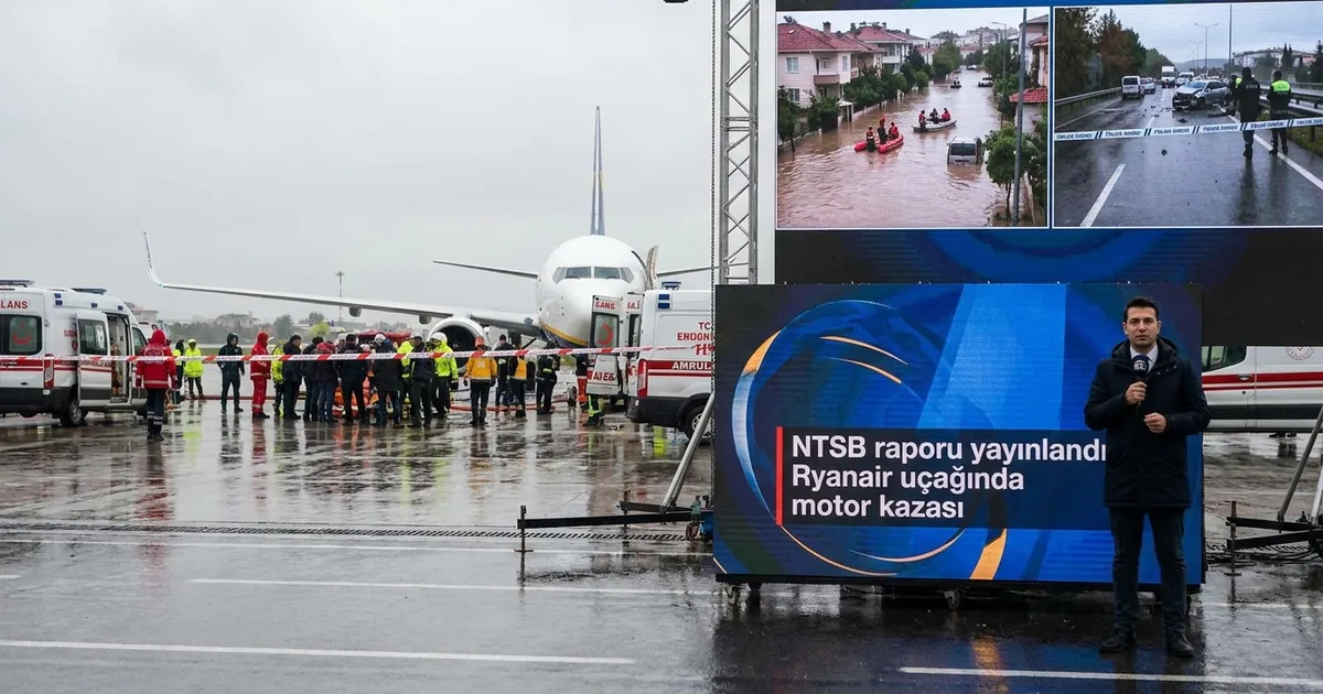 NTSB raporu yayınlandı: Ryanair uçağında motor kazası