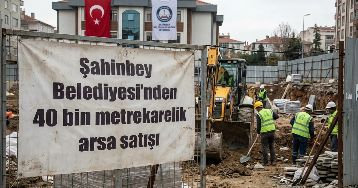 Şahinbey Belediyesi’nden 40 bin metrekarelik arsa satışı