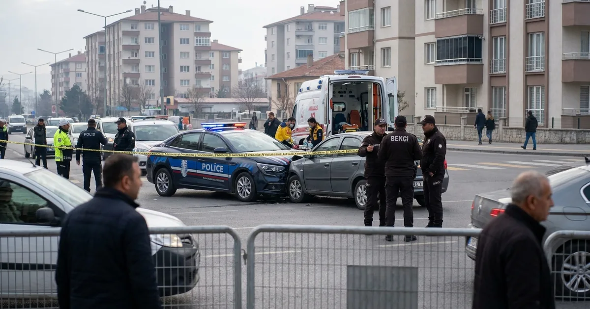 Kayseri'de polis aracı kaza yaptı: 2'si bekçi 3 yaralı