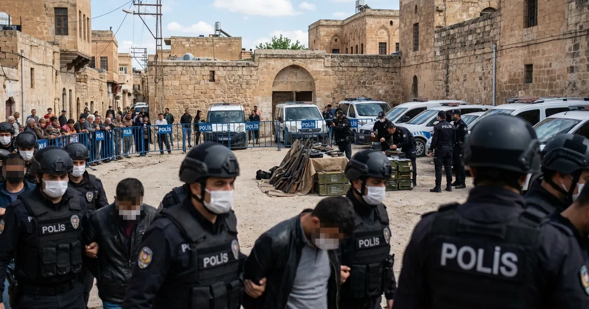 Emniyetten kaçamadılar: Şanlıurfa'da büyük silah operasyonu