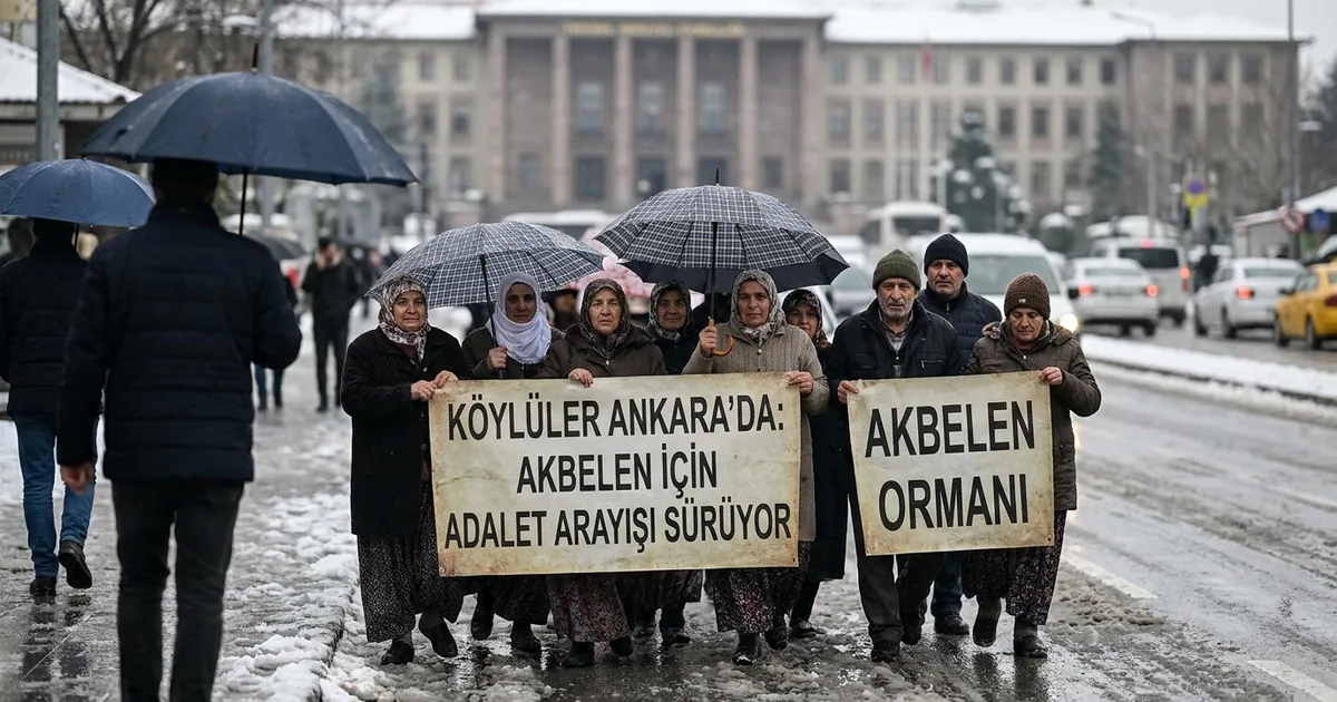 Köylüler Ankara'da: Akbelen için adalet arayışı sürüyor - Son Bir Dakika