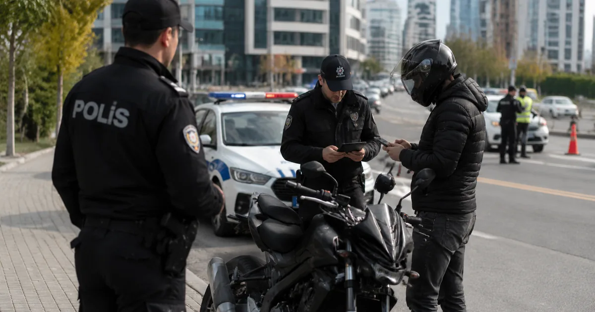 İstanbul'da Çalıntı Motosiklet Operasyonu: Sürücüye Ağır Ceza!