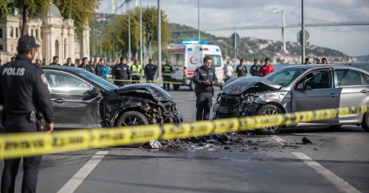 İstanbul'da Kaza: Beşiktaş Çırağan Caddesi'nde 9 Yaralı