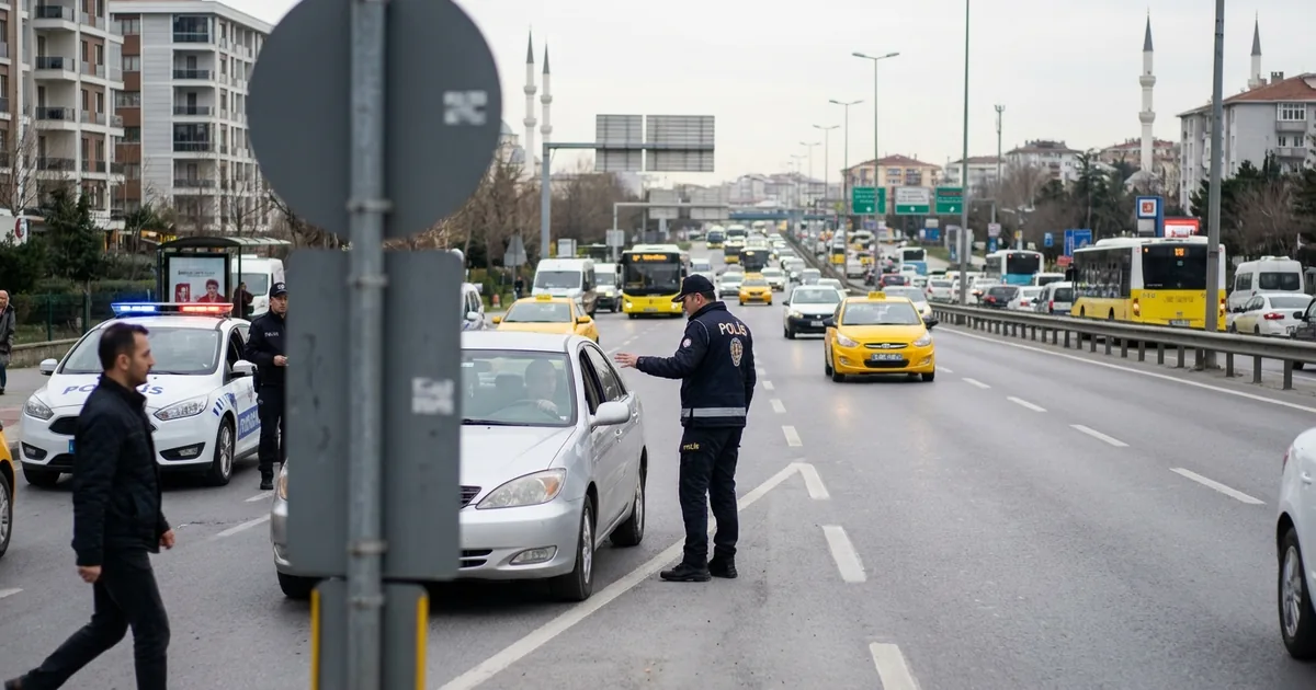 Mersin polisi ters yöndeki kural ihlaline geçit vermedi