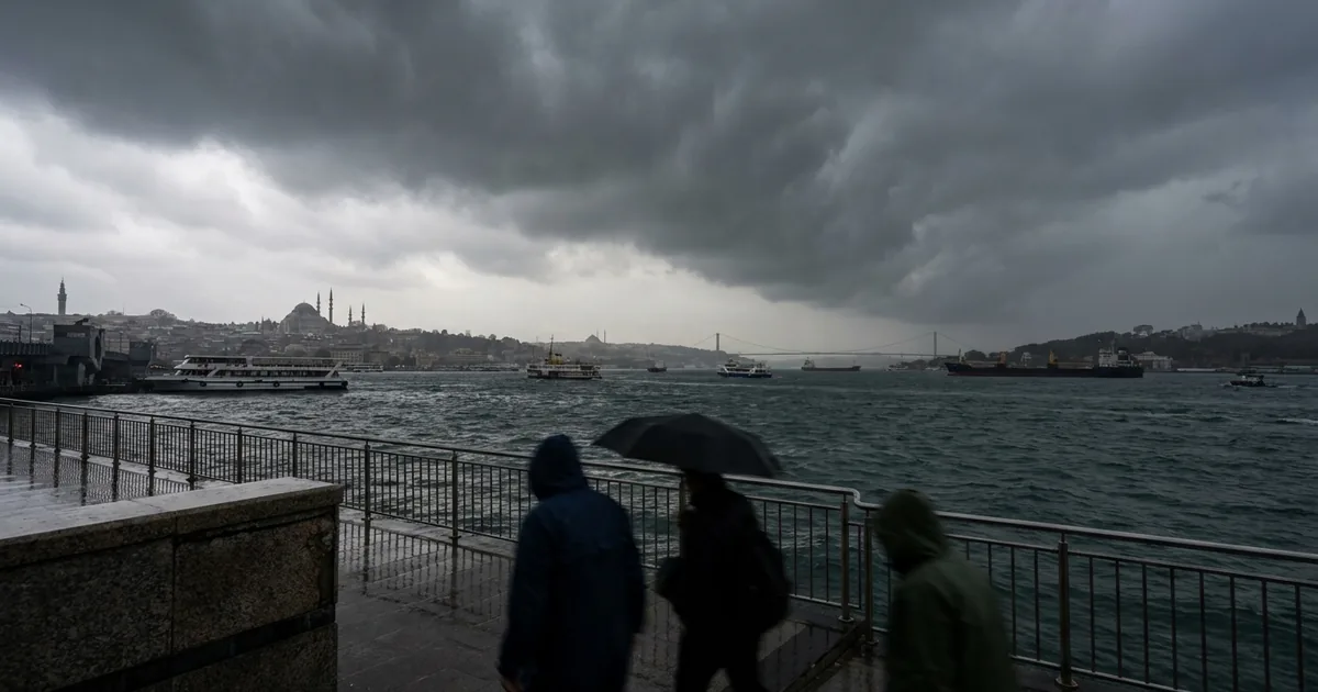 AKOM ve MGM uyardı: İstanbul'da yağış saatleri belli oldu - Son Bir Dakika