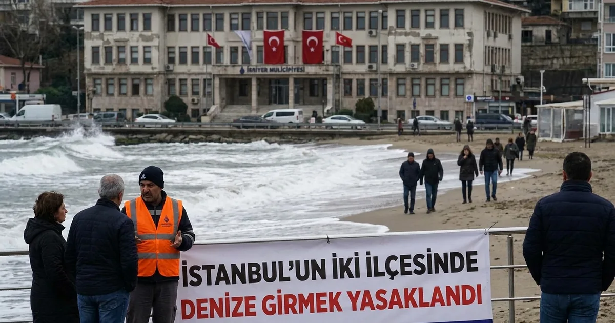 İstanbul'un iki ilçesinde denize girmek yasaklandı