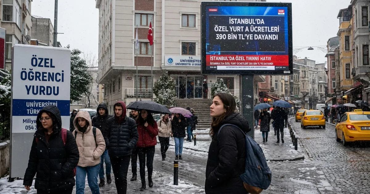 İstanbul'da Özel Yurt Ücretleri 390 Bin TL'ye Dayandı