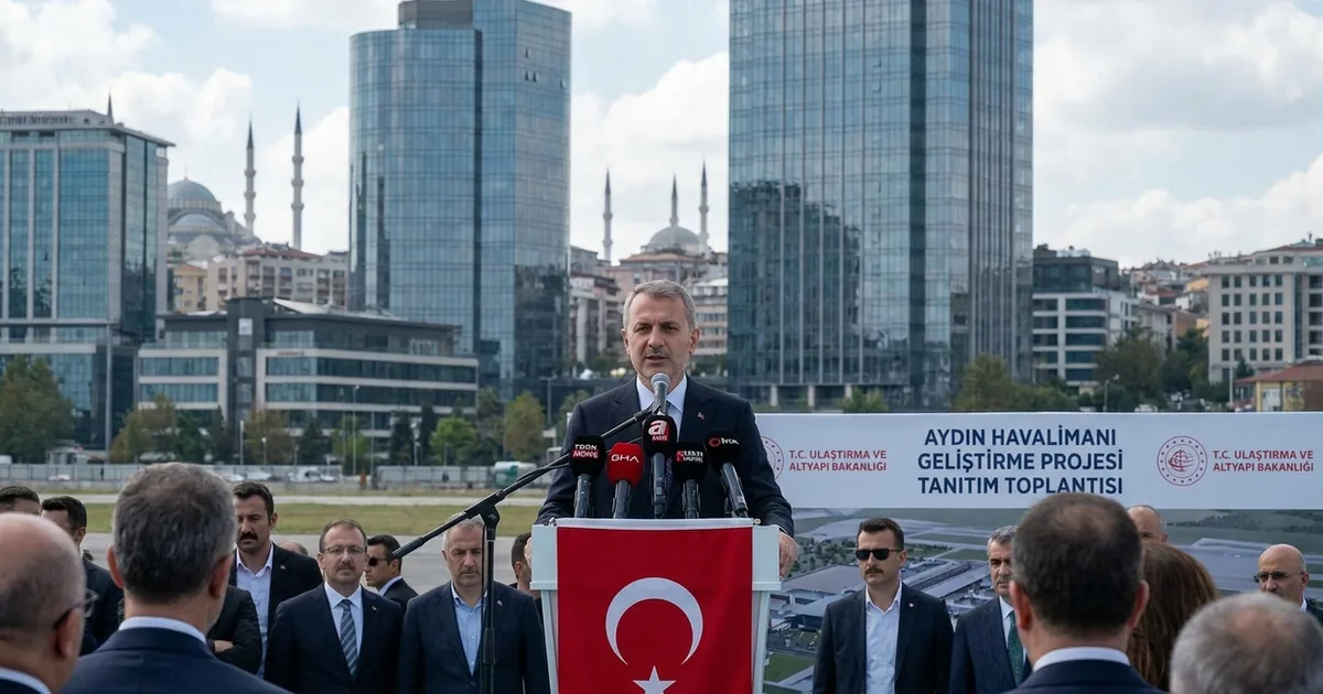 Büyük Menderes Nehri'ne 25 metre mesafede dev havalimanı