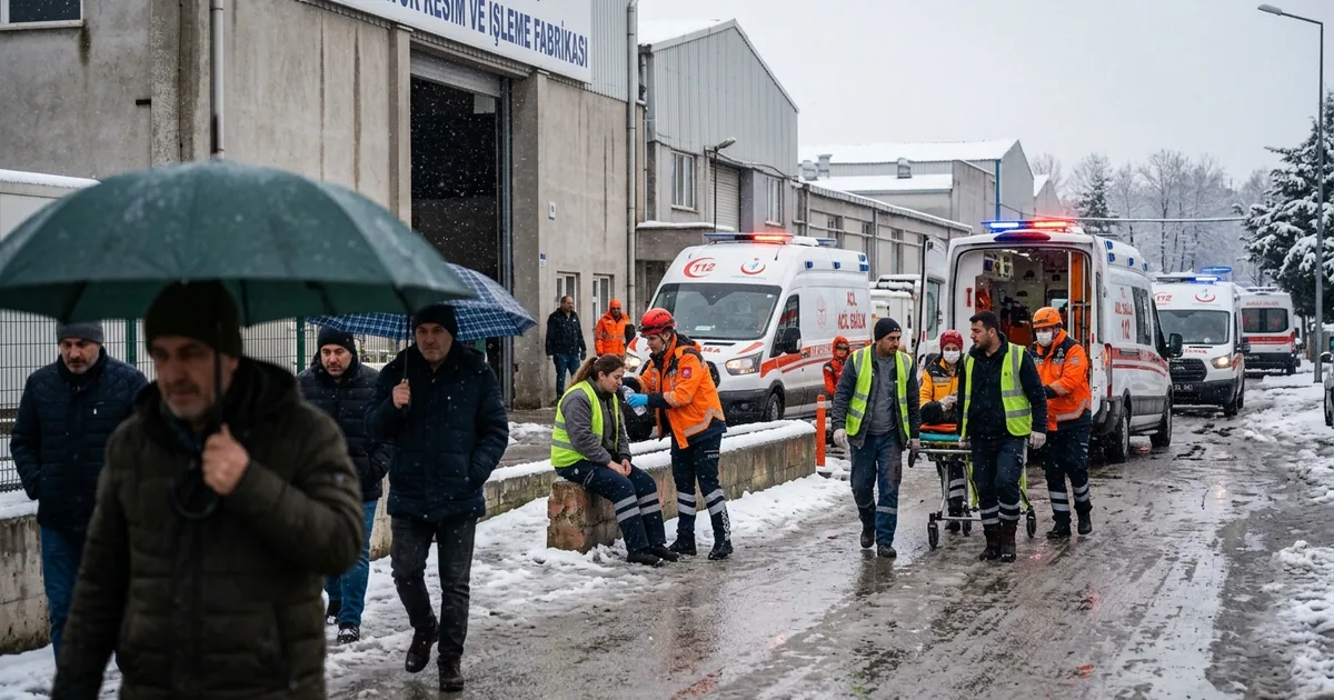 Sakarya Kaynarca'da amonyak gazı sızıntısı: 15 yaralı