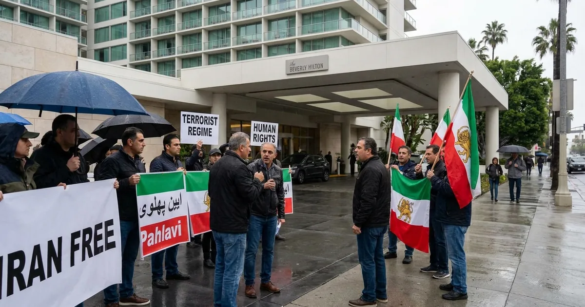 İran Milli Takımı’na Los Angeles’ta ‘terörist’ sloganlı protesto