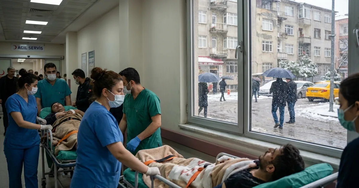 Samsun'da hafif ticari araç takla attı: 5 kişi yaralandı