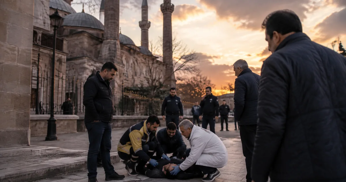 Erzurum'da Kan Donduran Olay: Cami Önünde Silahlı Saldırı!