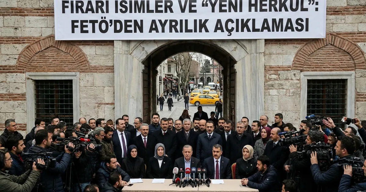 Firari İsimler ve "Yeni Herkül": FETÖ'den Ayrılık Açıklaması