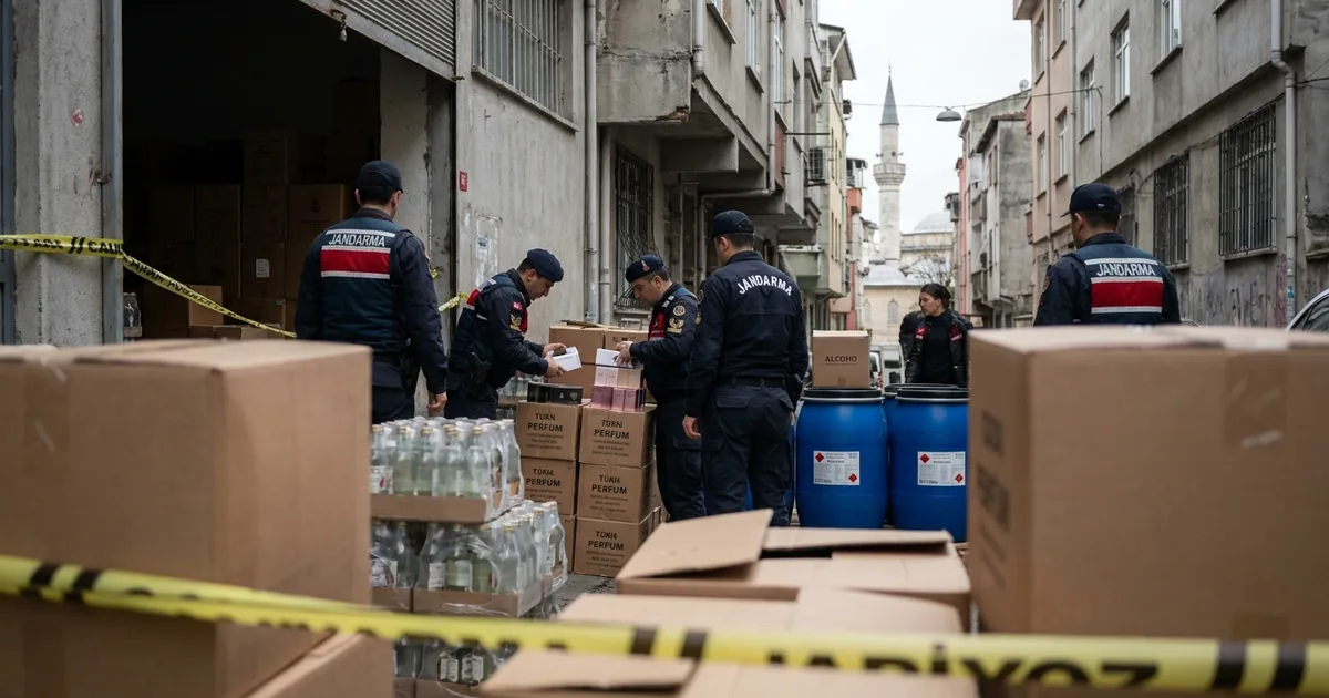 120 bin adet sahte parfüm ve tonlarca alkol ele geçirildi - Son Bir Dakika