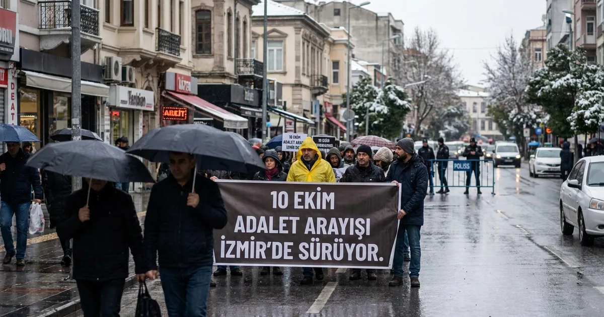 129 aydır adalet arayışı sürüyor: İzmir'de protesto