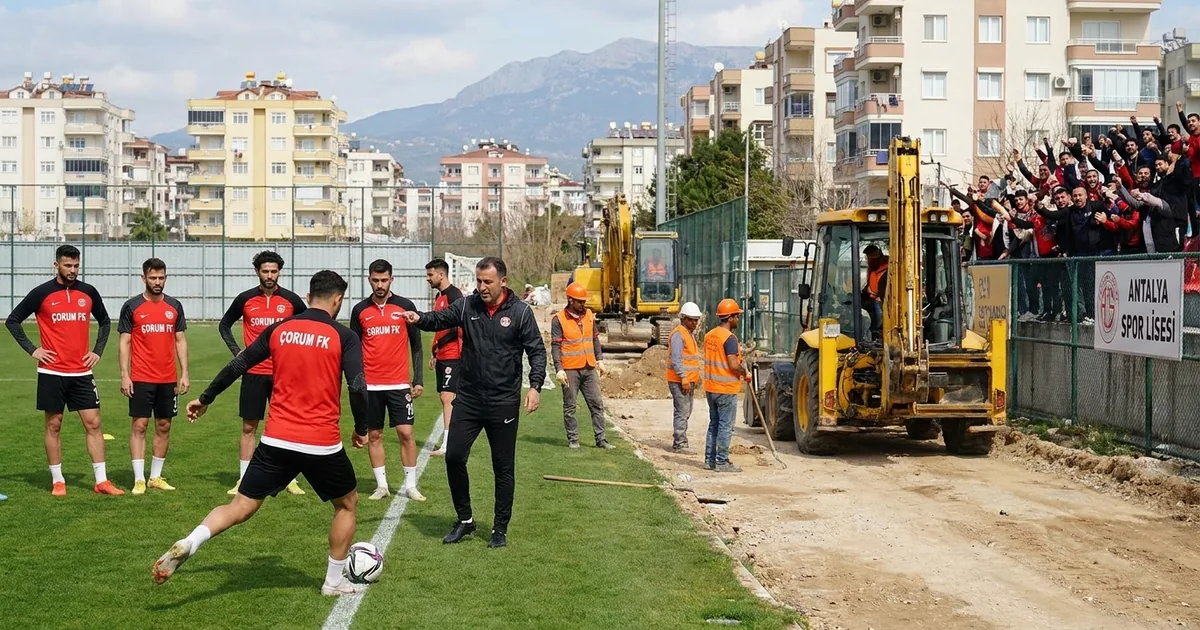 Milli maçlar sonrası Çorum FK hazırlıklarını sürdürüyor
