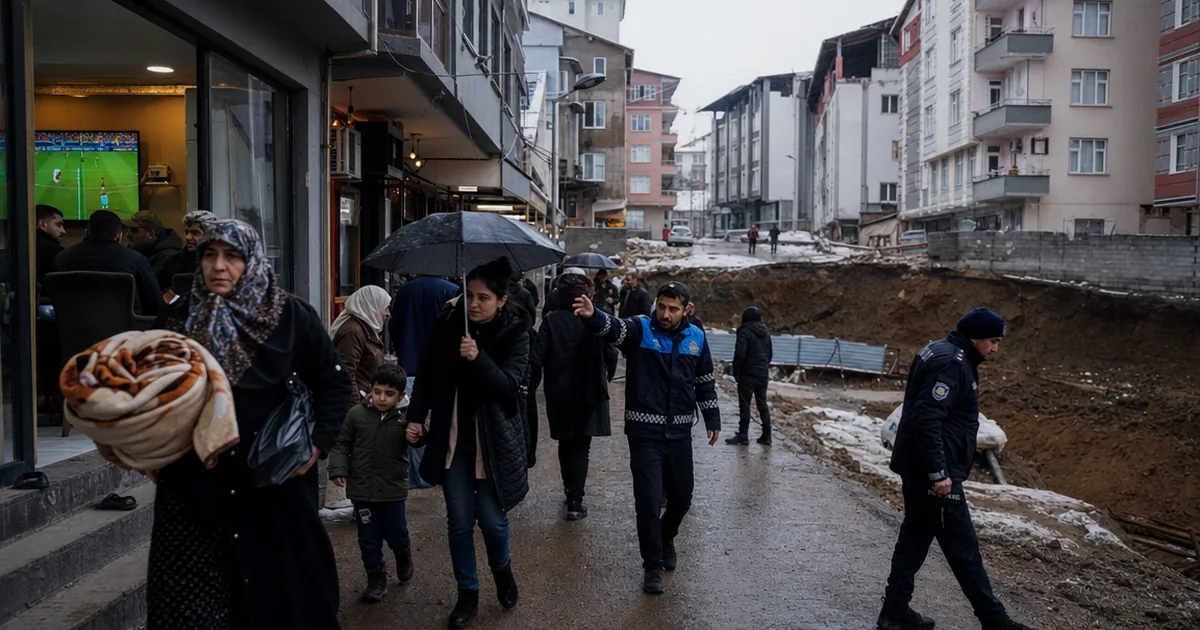 Hakkari'de temel kazısı sonrası 6 bina için tahliye kararı