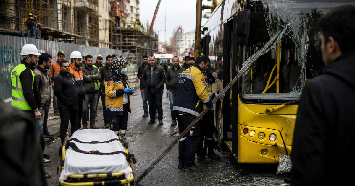 İETT Otobüsünde Korkunç Kaza: İnşaat Demiri Bir Yolcuyu Yaraladı