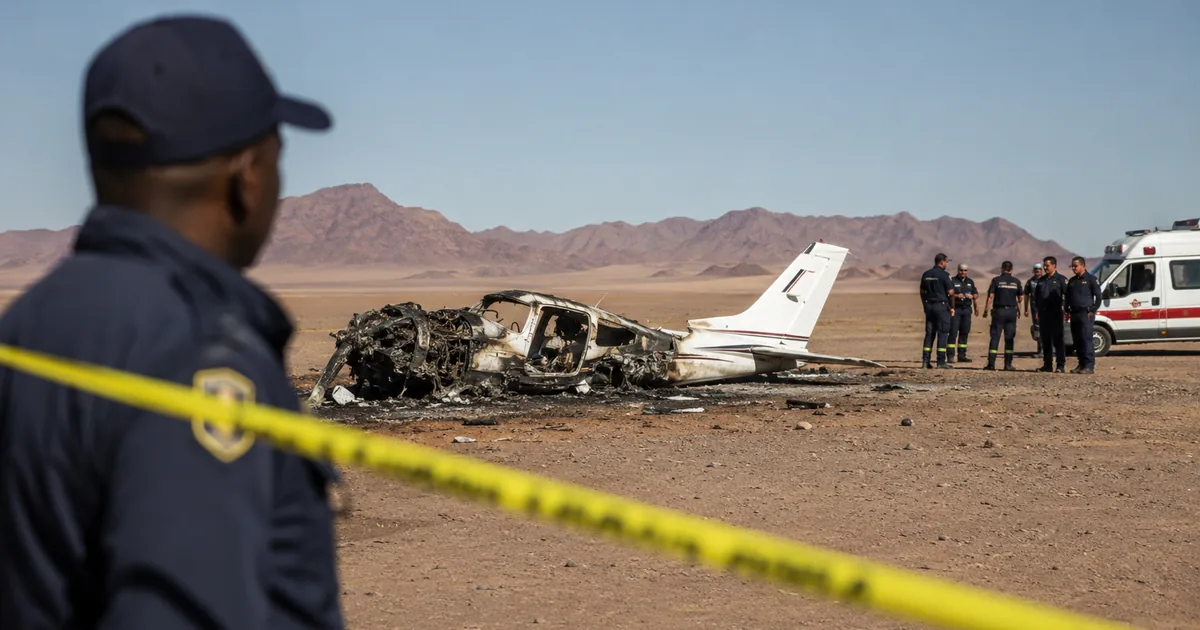 Sossusvlei'de uçak düştü: 4 kişi hayatını kaybetti - Son Bir Dakika