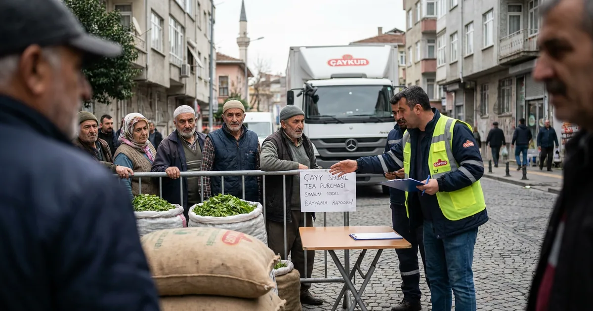 ÇAYKUR: Yaş çay alımında kontenjan uygulaması başladı