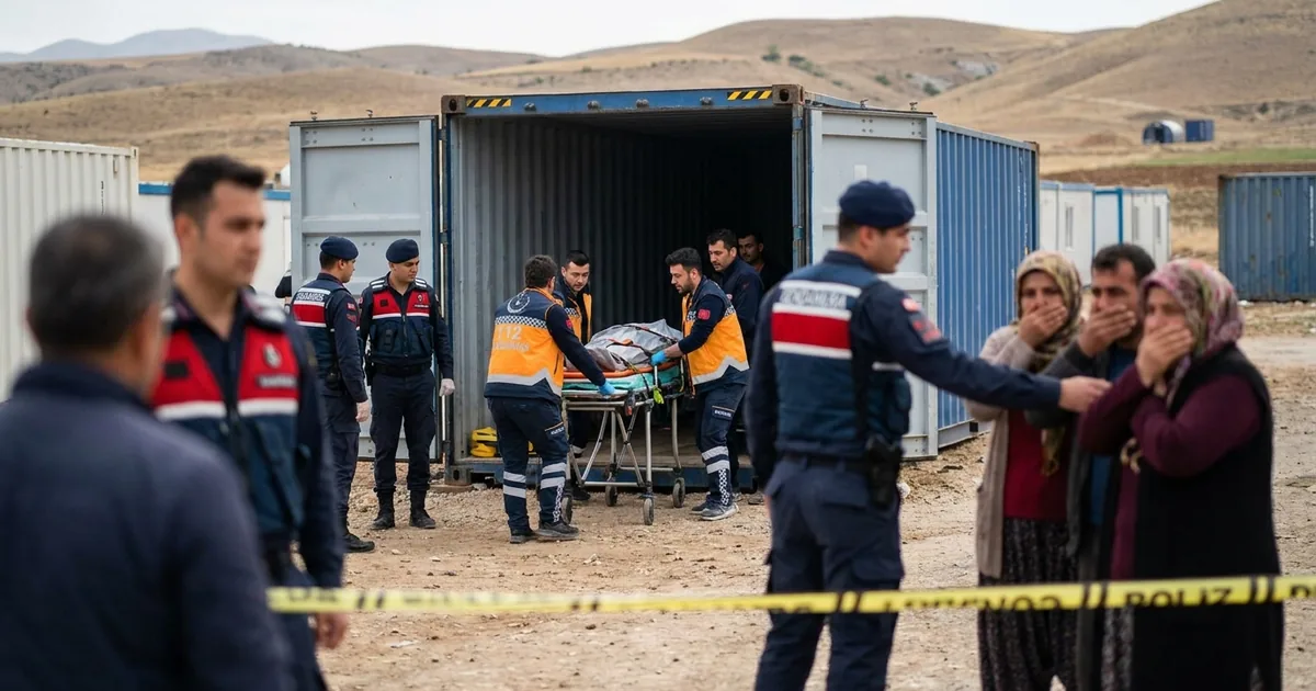 Malatya'da konteyner içerisinde cansız beden bulundu - Son Bir Dakika