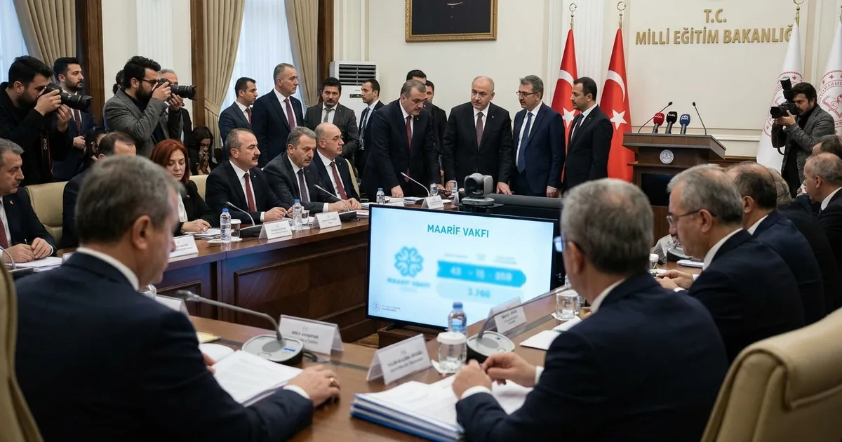 MEB bütçesinden Maarif Vakfı'na 7,5 milyar TL aktarılacak