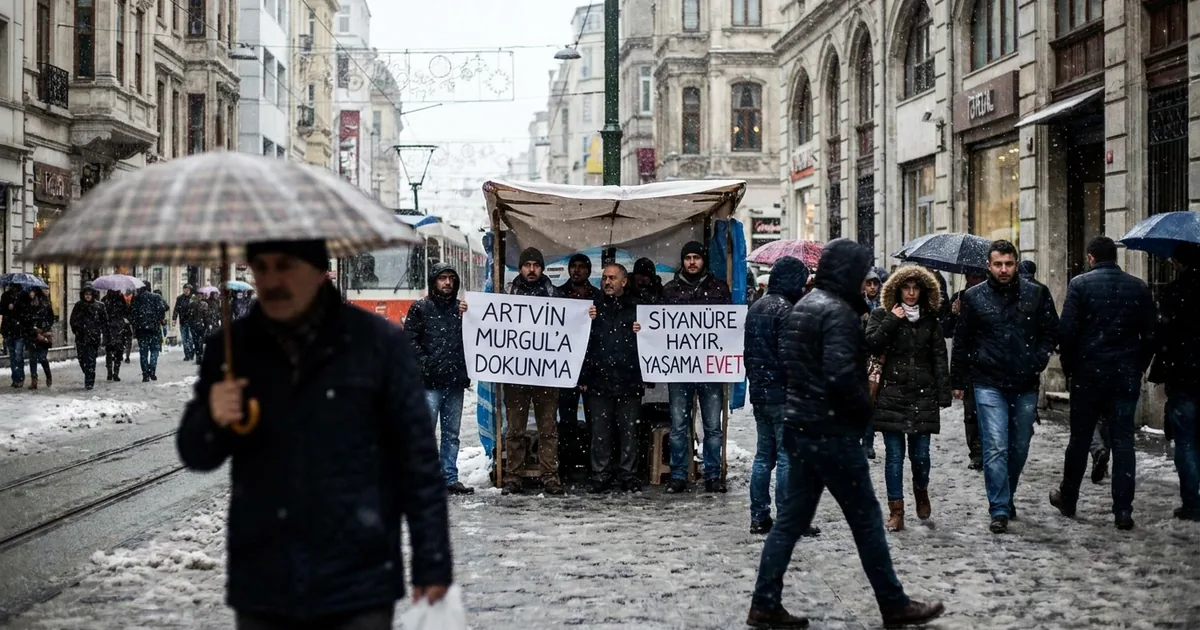 Artvin Murgul'da 7 Bin Ağaç Kesimi ve Siyanür Endişesi