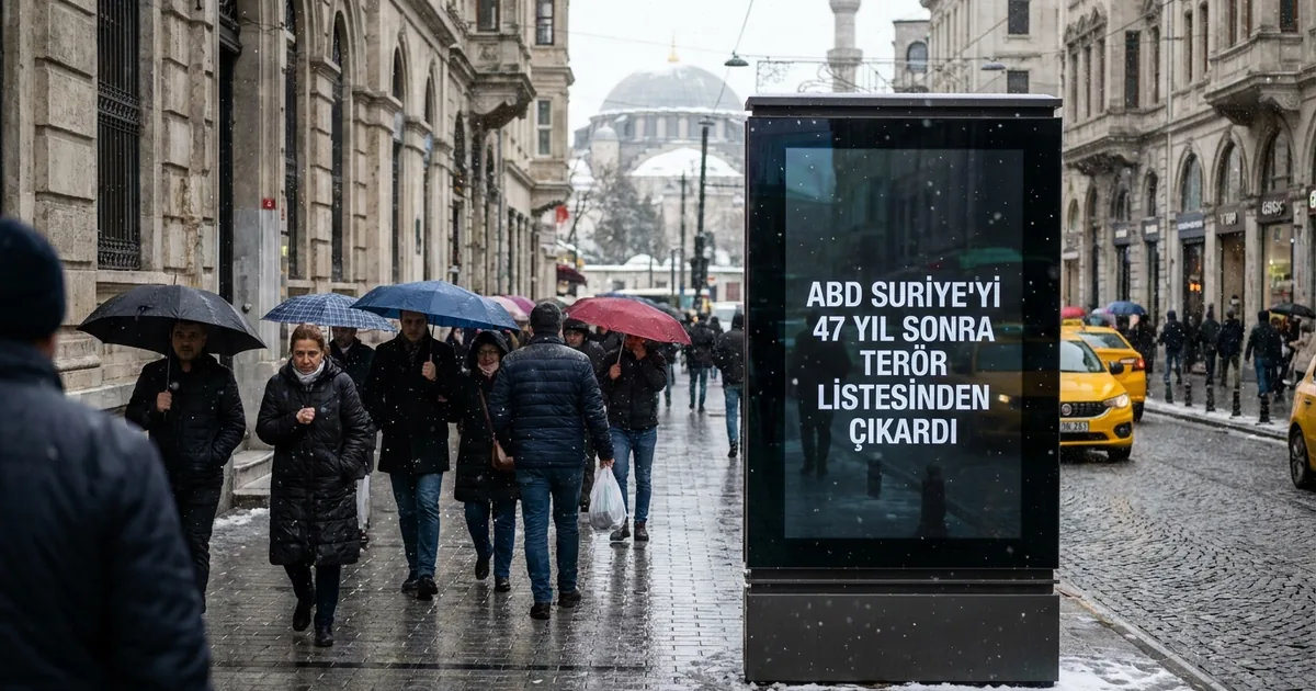 ABD Suriye'yi 47 yıl sonra terör listesinden çıkardı