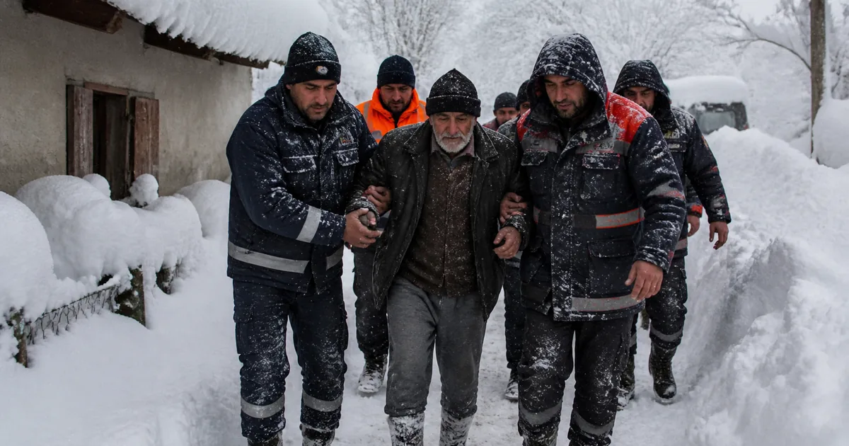 Osmaniye'de Kar Alarmı: Mahsur Kalan Vatandaş Kurtarıldı