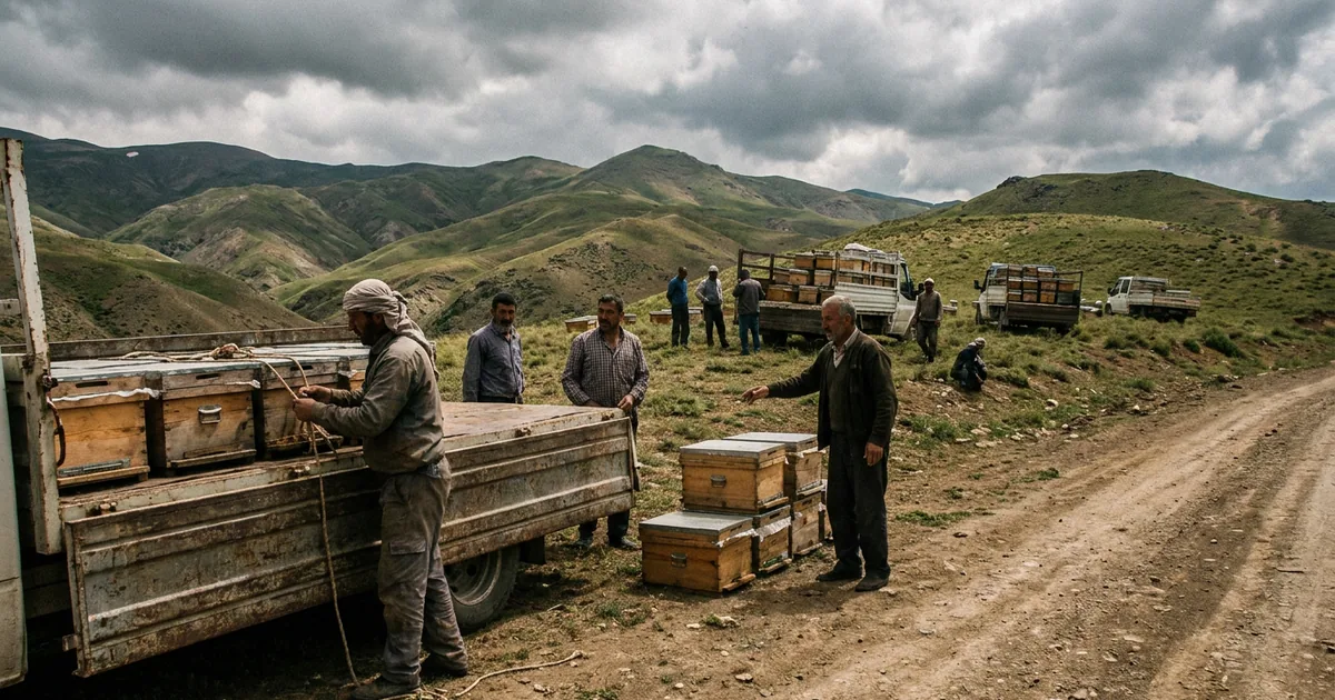 Havalar ısındı, arıcılar Doğu Anadolu yaylalarına akın ediyor