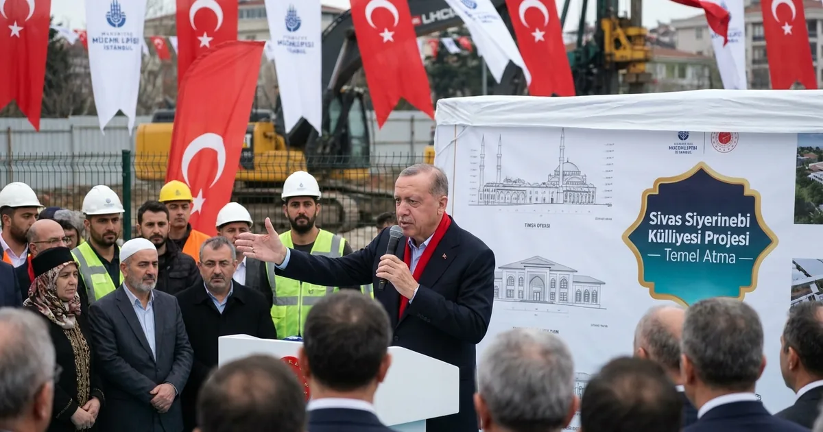 Cumhurbaşkanı Erdoğan'dan Sivas'taki medrese projesine destek - Son Bir Dakika