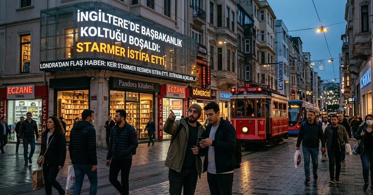İngiltere'de Başbakanlık Koltuğu Boşaldı: Starmer İstifa Etti - Son Bir Dakika