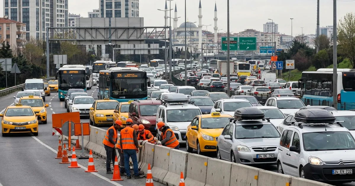 Kurban Bayramı dönüşü İstanbul'da trafik yoğunluğu arttı