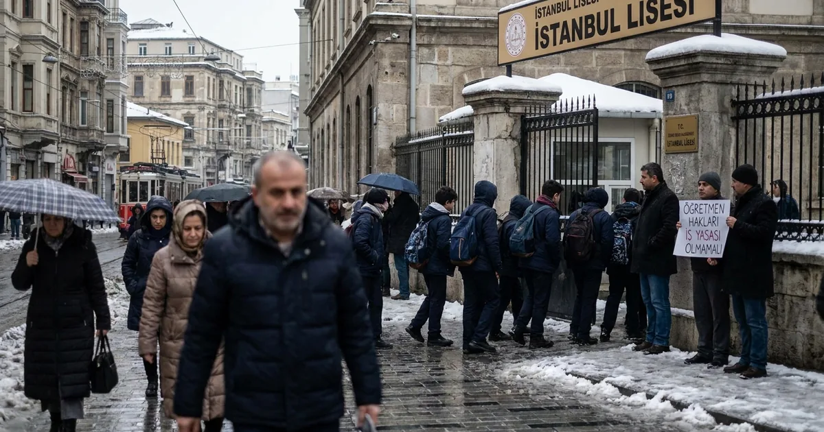 Özel okul öğretmenleri Ankara’da eylemde: MEB’den İş Yasası vurgusu