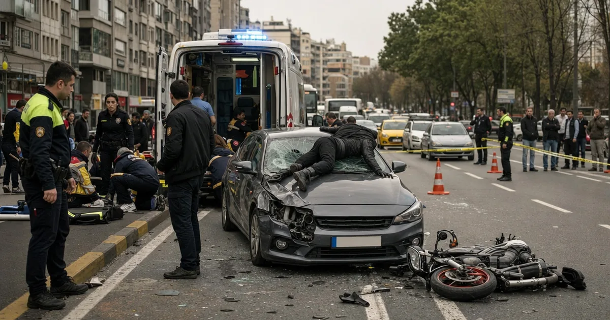 Fethiye'de Motosiklet Kazası: Sürücü Otomobilin Üzerine Savruldu - Son Bir Dakika