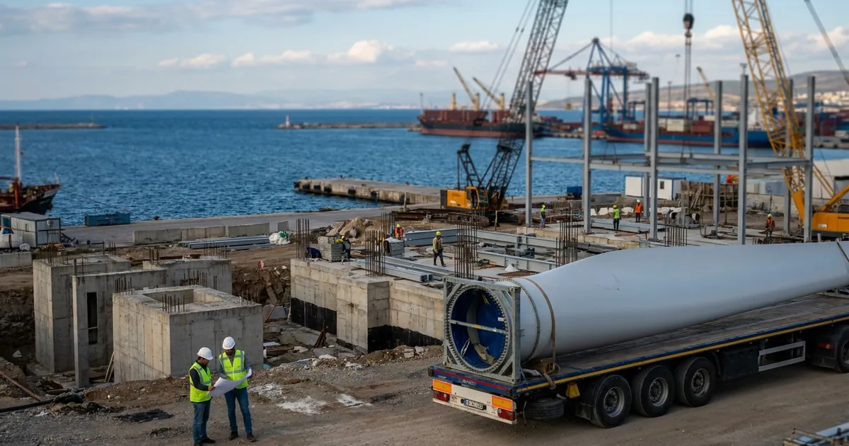 50 yıllık liman projesi temiz enerji üssüne dönüşüyor