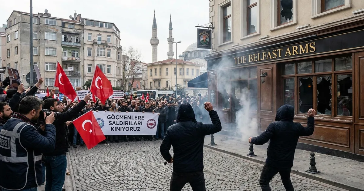 Kuzey İrlanda’da göçmenlere saldırı: Bir Türk işletmesi de hedefte