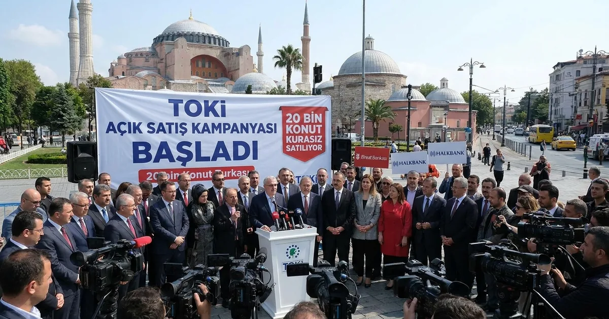 TOKİ Açık Satış Kampanyası başladı: 20 bin konut kurasız satılıyor